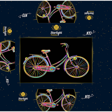 Fun Bike 100 Jigsaw Puzzle box 3D Modell