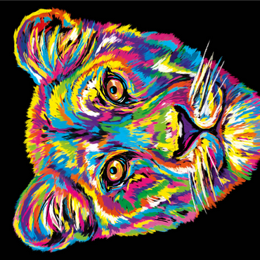 Lioness 1000 Jigsaw Puzzle 3D Modell