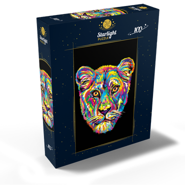 Lioness 100 Jigsaw Puzzle box view2