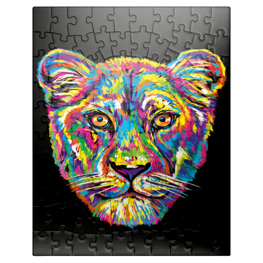 puzzleplate Lioness 100 Jigsaw Puzzle