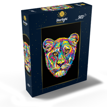 Lioness 500 Jigsaw Puzzle box view2