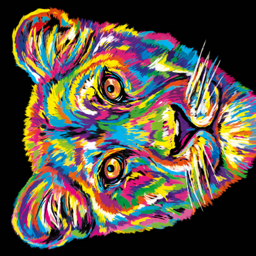 Lioness 500 Jigsaw Puzzle 3D Modell