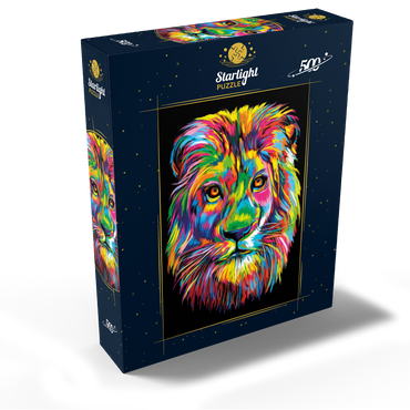 Lion Head 500 Jigsaw Puzzle box view2