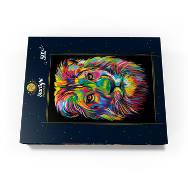 Lion Head 500 Jigsaw Puzzle box view3