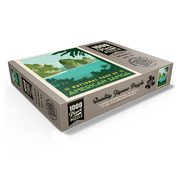 National Park of American Samoa, Vintage Poster 1000 Jigsaw Puzzle box view1