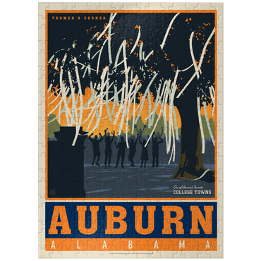 puzzleplate American College Towns: Auburn, Alabama, Vintage Poster 300 Jigsaw Puzzle