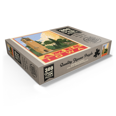 American College Towns: Ames, Iowa, Vintage Poster 300 Jigsaw Puzzle box view1