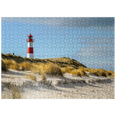 puzzleplate List lighthouse on the island of Sylt, North Sea - Germany 500 Jigsaw Puzzle