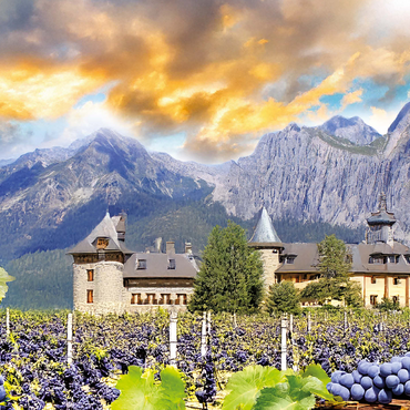 Mountain Wine 500 Jigsaw Puzzle 3D Modell