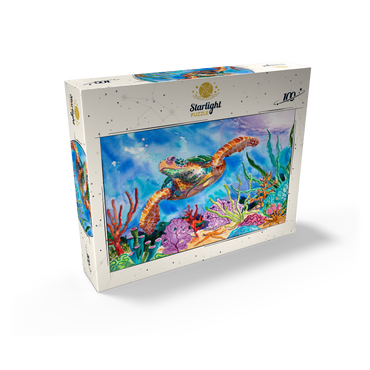 Reef Rider - Watercolor Artwork 100 Jigsaw Puzzle box view2
