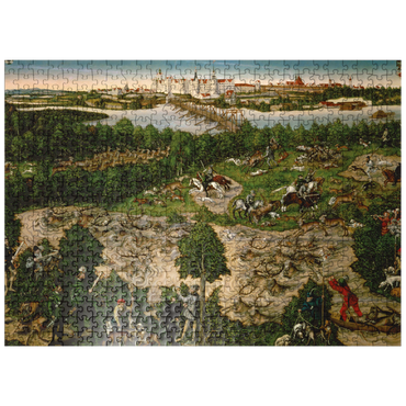 puzzleplate Piatnik: Stag hunt of the Elector Johann Friedrich 500 Jigsaw Puzzle