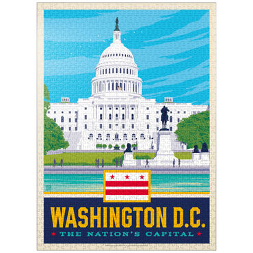 puzzleplate Washington, DC: State Pride 1000 Jigsaw Puzzle