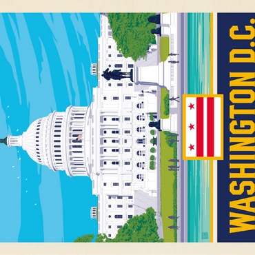 Washington, DC: State Pride 100 Jigsaw Puzzle 3D Modell