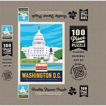 Washington, DC: State Pride 100 Jigsaw Puzzle box 3D Modell