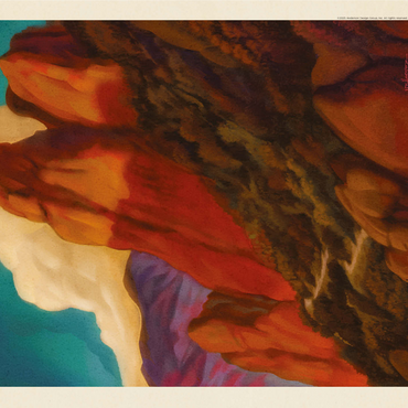 Pinnacles National Park, Vintage Poster 1000 Jigsaw Puzzle 3D Modell