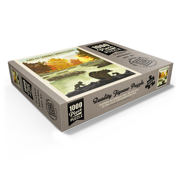 Great Smoky Mountains National Park: Play Time, Vintage Poster 1000 Jigsaw Puzzle box view1
