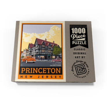 American College Towns: Princeton, New Jersey, Vintage Poster 1000 Jigsaw Puzzle box view3