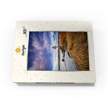 Low Tide on the Kennebec with Coastal Lighthouse 500 Jigsaw Puzzle box view3