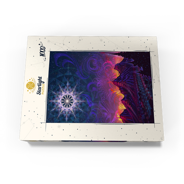 Mystical Night Sky Over Mountain Peaks 1000 Jigsaw Puzzle box view3
