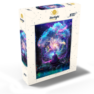 Enlightened Meditation Under the Cosmic Tree 1000 Jigsaw Puzzle box view2