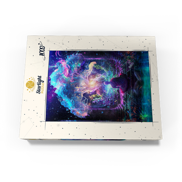 Enlightened Meditation Under the Cosmic Tree 1000 Jigsaw Puzzle box view3