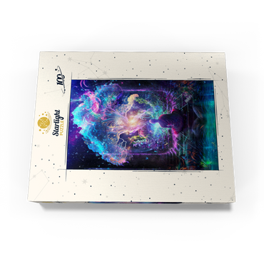 Enlightened Meditation Under the Cosmic Tree 100 Jigsaw Puzzle box view3
