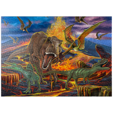 puzzleplate Kingdom of the Dinosaurs 1000 Jigsaw Puzzle