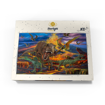 Kingdom of the Dinosaurs 100 Jigsaw Puzzle box view3