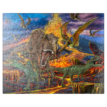 puzzleplate Kingdom of the Dinosaurs 100 Jigsaw Puzzle