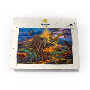 Kingdom of the Dinosaurs 500 Jigsaw Puzzle box view3