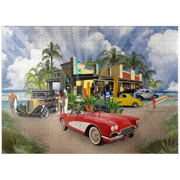 puzzleplate BEACH TOWN USA 1000 Jigsaw Puzzle