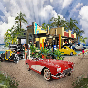 BEACH TOWN USA 100 Jigsaw Puzzle 3D Modell