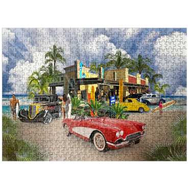 puzzleplate BEACH TOWN USA 500 Jigsaw Puzzle