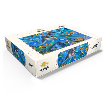 Laughing Dolphins 1000 Jigsaw Puzzle box view1