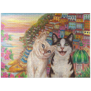puzzleplate Selfie in Positano 1000 Jigsaw Puzzle