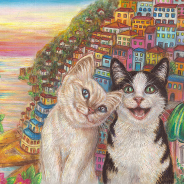 Selfie in Positano 1000 Jigsaw Puzzle 3D Modell