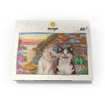 Selfie in Positano 100 Jigsaw Puzzle box view3
