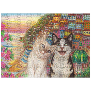 puzzleplate Selfie in Positano 500 Jigsaw Puzzle