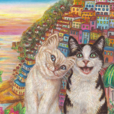 Selfie in Positano 500 Jigsaw Puzzle 3D Modell