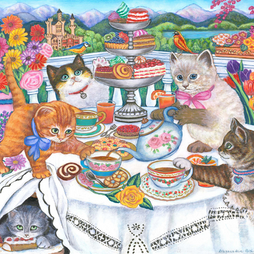 Tea Time 1000 Jigsaw Puzzle 3D Modell