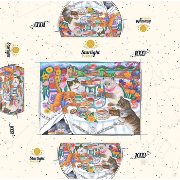 Tea Time 1000 Jigsaw Puzzle box 3D Modell