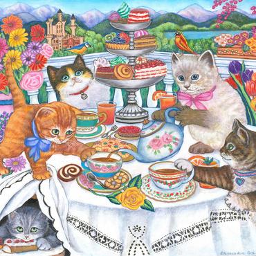 Tea Time 500 Jigsaw Puzzle 3D Modell