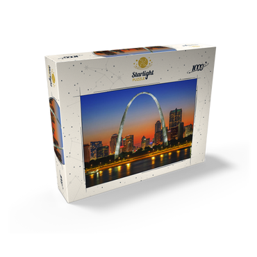 Twilight at Gateway Arch 1000 Jigsaw Puzzle box view2