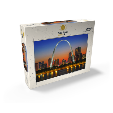 Twilight at Gateway Arch 500 Jigsaw Puzzle box view2