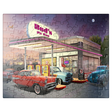 puzzleplate Bud's Pit Stop 100 Jigsaw Puzzle