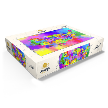 usa map 500 Jigsaw Puzzle box view1
