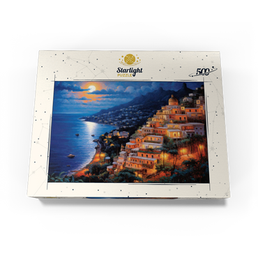 Positano Moonlit 500 Jigsaw Puzzle box view3