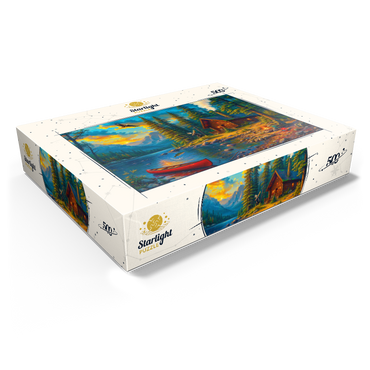 Cabin by the Lake 500 Jigsaw Puzzle box view1