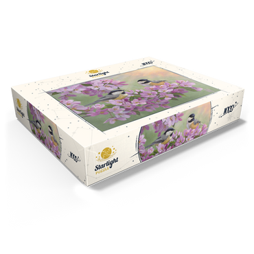 Spring Glow Chickadees 1000 Jigsaw Puzzle box view1