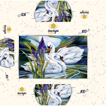 Everlasting Love 100 Jigsaw Puzzle box 3D Modell